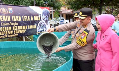 Kapolres-Sumenep-Tabur-12-Ribu-Benih-Ikan,-Dukung-Program-Ketahanan-Pangan