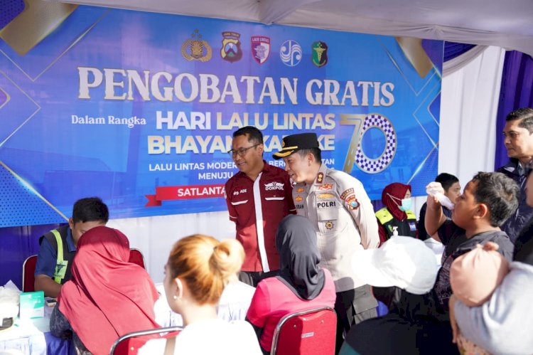 Sambut Hari Lalu Lintas Bhayangkara ke-70, Polres Bojonegoro Gelar Pasar Murah dan Donor Darah