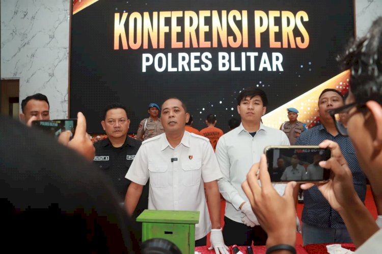 Polres Blitar Berhasil Ungkap Kasus Pencurian 4 Tersangka Diamankan