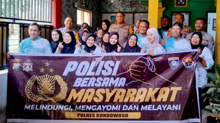 Polres Bondowoso Perkuat Misi Program POLIRAN, 30 Tenaga Kerja Terserap di Mona Bordir