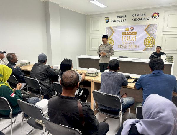 Polresta Sidoarjo Perkuat Sinergitas dengan Lewat Buka Bersama Insan Pers