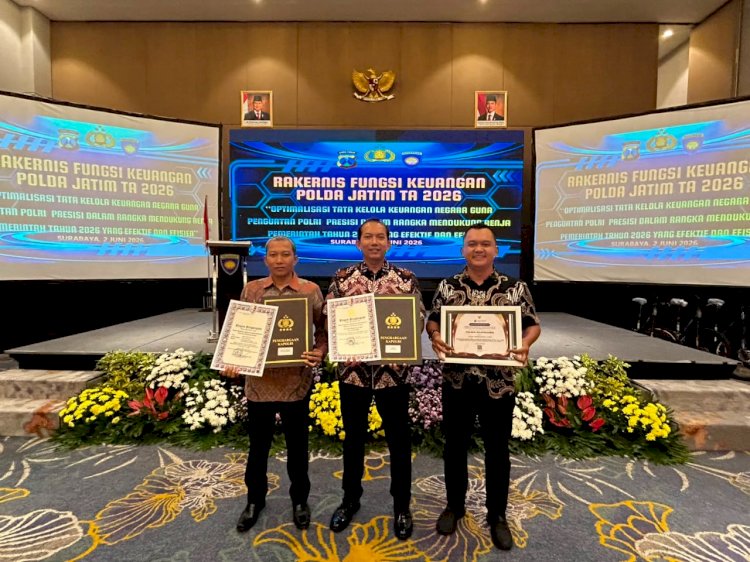 IKPA Sempurna, Polres Bojonegoro Raih 3 Penghargaan dari Kapolri dan Dirjen Perbendaharaan Jatim