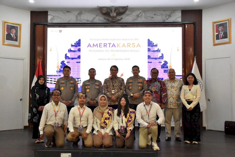 Kolaborasi Strategis Polri dan Kemenkeu dalam Persiapan Keberangkatan Penerima Beasiswa LPDP Angkatan ke-280