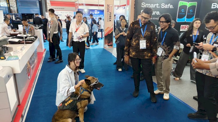 Korsabhara Baharkam Polri Pukau Pengunjung Indo Security 2026 Expo, Tampilkan Alsus Modern dan Layanan Humanis