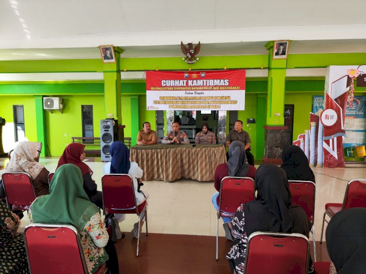 Kasat Binmas Polresta Sidoarjo Ajak Warga Ketajen Peduli Kamtibmas dan Berani Laporkan Kekerasan